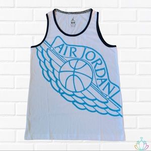 Air Jordan Boys White Sport Shirt NO TAG Large